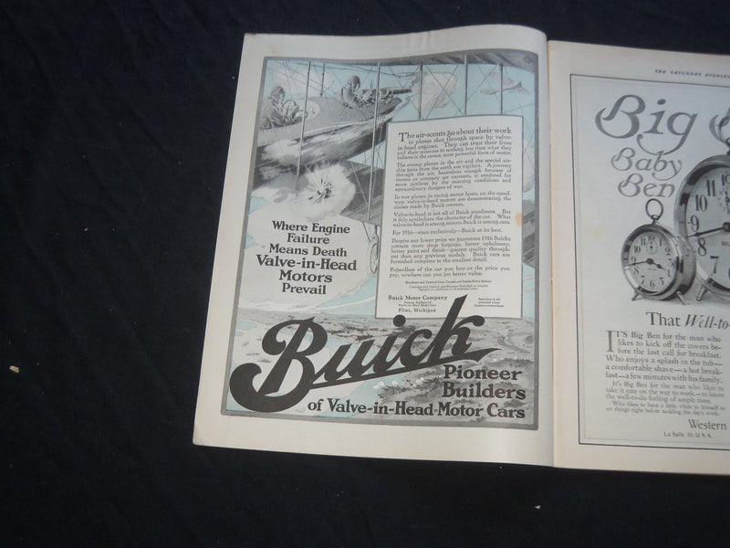 1916 FEBRUARY 19 THE SATURDAY EVENING POST MAGAZINE - ILLUSTRATED COVER - SP 721