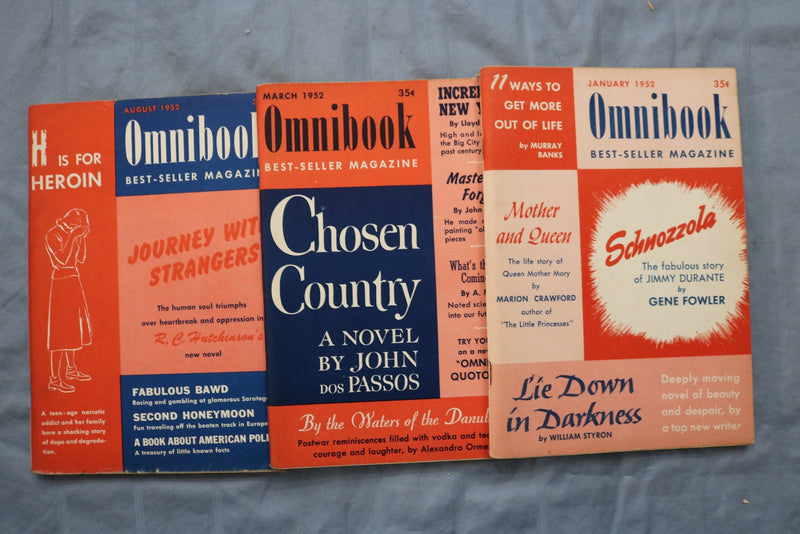 1950-1957 OMNIBOOK BEST-SELLER MAGAZINE - LOT OF 60 - O 3882