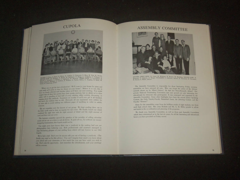 1961 MOORESETOWN FRIENDS' SCHOOL YEARBOOK - MOORESTOWN, NEW JERSEY - YB 2275