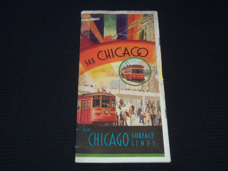 1934 CHICAGO SURFACE LINES - CENTURY OF PROGRESS - J 7360