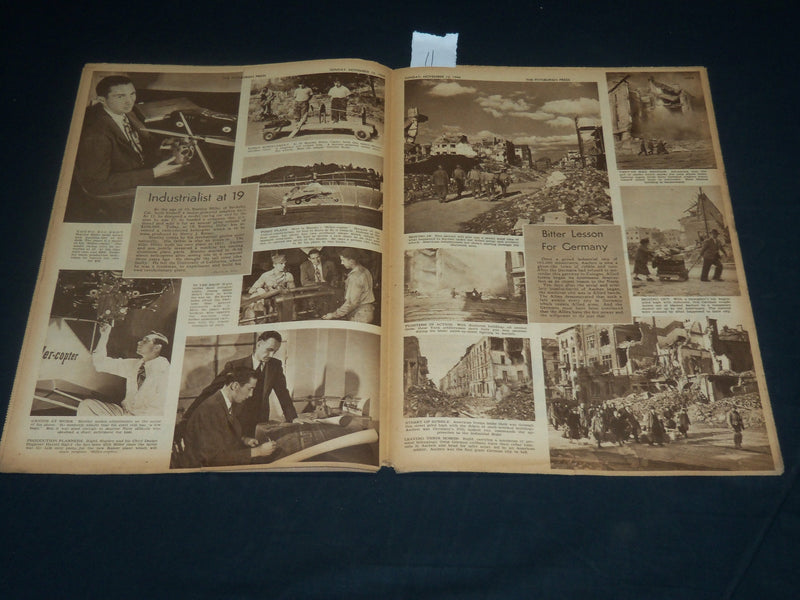 1944 NOV 12 THE PITTSBURGH PRESS SUNDAY ROTO SECTION - JEAN MCCRACKEN - NP 4599