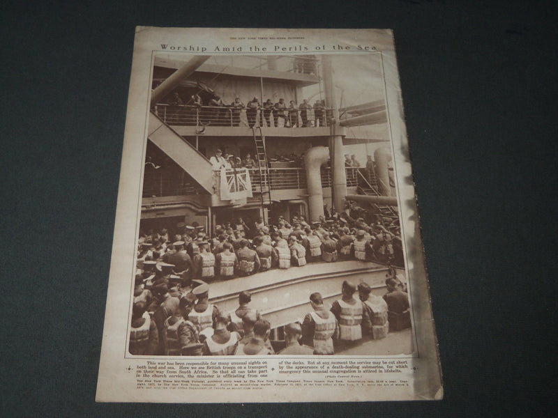 1917 JULY 12 MID-WEEK PICTORIAL MAGAZINE SECTION - NAVAL GUNNERS - J 3271