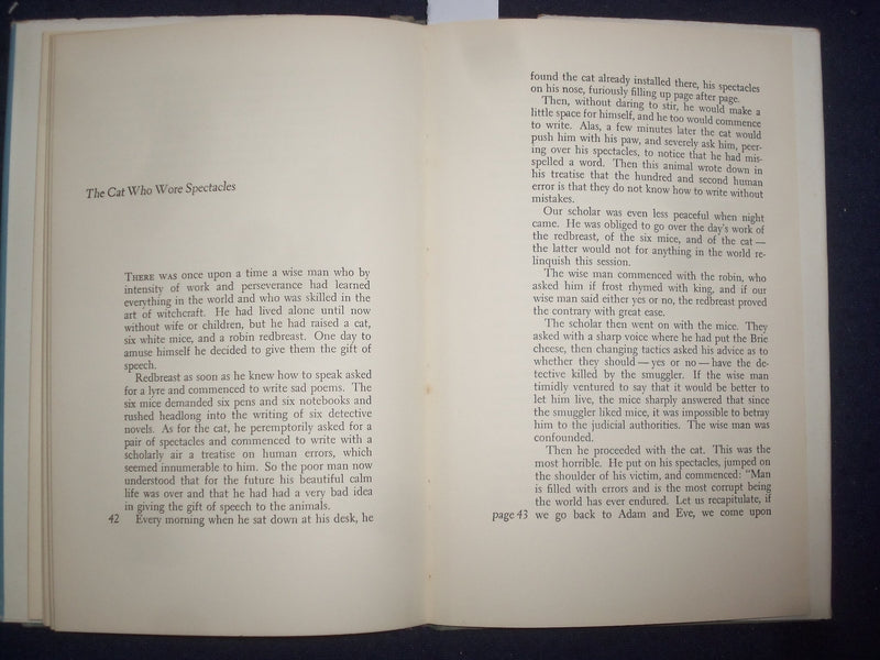 1956 THE BLUE DOG HARDCOVER BOOK BY ANNE BODART - ALICE B. TOKLAS - KD 9145