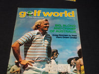 1980 DECEMBER 5 GOLF WORLD MAGAZINE - GREG NORMAN FRONT COVER - E 7016