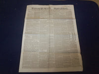 1846 FEBRUARY 21 MASSACHUSETTS PLOUGHMAN NEWSPAPER - SILLIMAN'S LECTURE- NP 5119