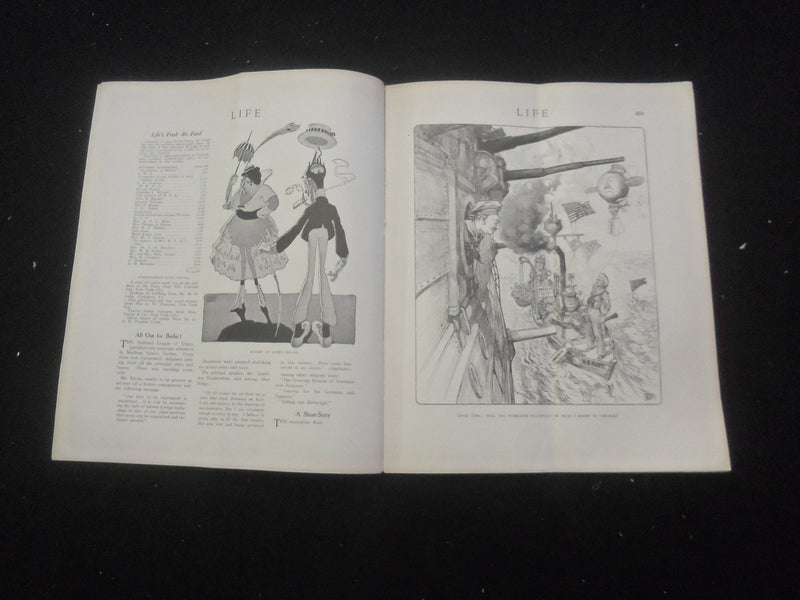 1915 SEPTEMBER 9 LIFE MAGAZINE - OVERHEAD EXPENSE - L 761X