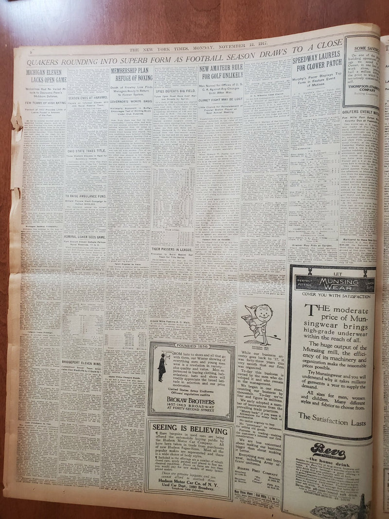 1917 NOVEMBER 19 NEW YORK TIMES - NEW ARMY MARCHING ON PETROGRAD - NT 8083