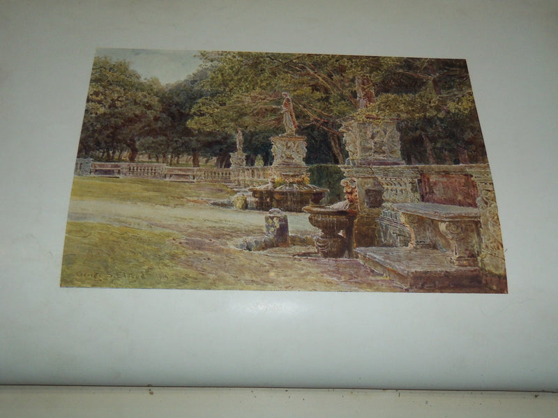 1907 ITALIAN GARDENS AFTER DRAWINGS BY GEORGE S. ELGOOD VOLUME - Z 207