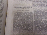 1816-1817 THE NEW-YORK WEEKLY MUSEUM MAGAZINE LOT OF 17 ISSUES - WR 105I