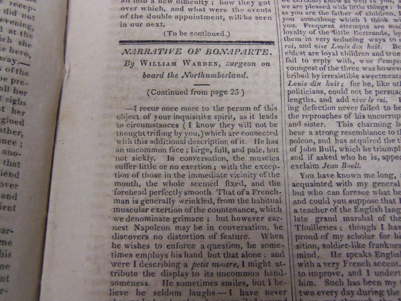 1816-1817 THE NEW-YORK WEEKLY MUSEUM MAGAZINE LOT OF 17 ISSUES - WR 105I