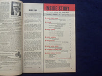 1956 MARCH INSIDE STORY MAGAZINE - ROY ROGERS-LENA HORNE-ED SULLIVAN - SP 4781O