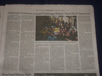 2021 MAY 12 NEW YORK TIMES - ISRAEL AND HAMAS ESCALATE ATTACKS; WORST IN 7 YEARS