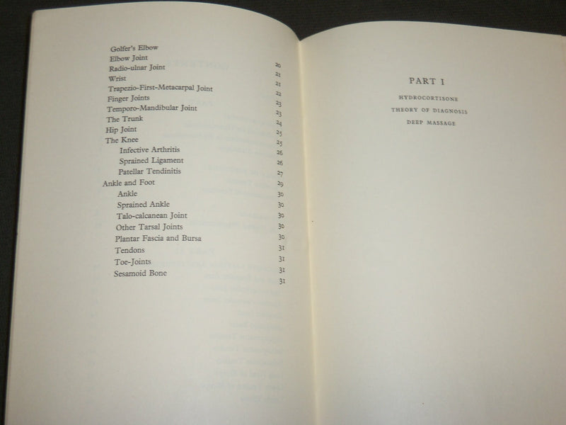 1956 HYDROCORTISONE IN ORTHOPAEDIC MEDICINE BY JAMES CYRIAX M. D. - J 6134
