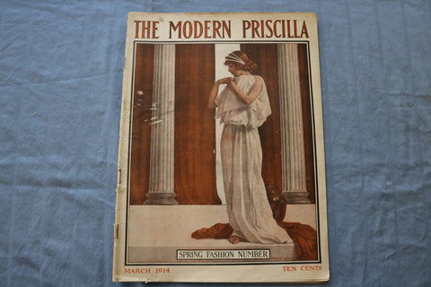 1914 MARCH THE MODERN PRISCILLA MAGAZINE - SPRING FASHION NUMBER - SP 4782J