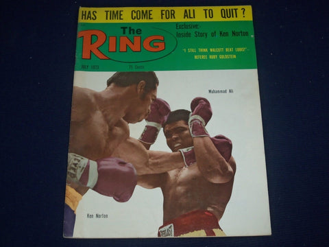 1973 NOV THE RING MAGAZINE - MUHAMMAD ALI & KEN NORTON - GREAT PHOTOS - J 1407