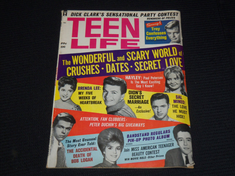 1963 JUNE TEEN LIFE MAGAZINE - BRENDA LEE COVER - E 13439