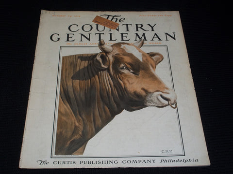 1914 OCTOBER 24 THE COUNTRY GENTLEMAN MAGAZINE ILLUSTRATED COVER ART - E 2863