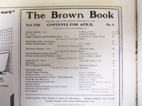 1904 APRIL THE BROWN BOOK OF BOSTON MAGAZINE - ILLUS COVER & STORIES - ST 3258