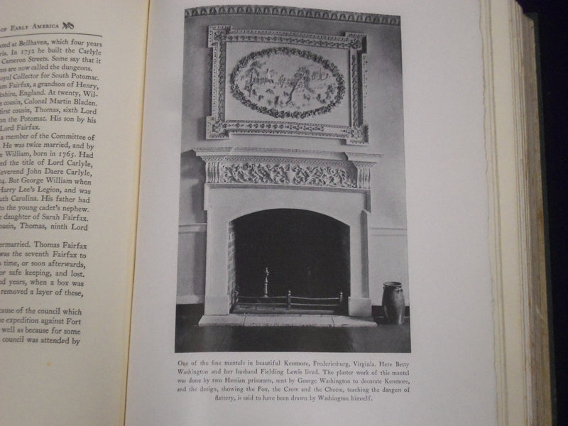 1937 HISTORIC HOUSES OF EARLY AMERICA BY ELISE LATHROP - GREAT PHOTOS - KD 3074