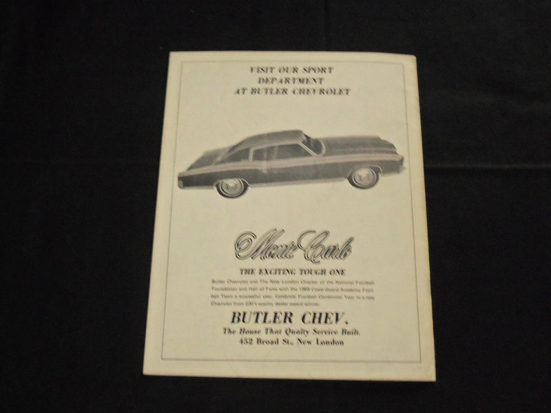 1969 OCTOBER 18 COAST GUARD ACADEMY VS. SOUTHWESTERN FOOTBALL PROGRAM - J 3731