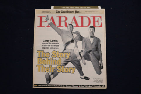 2005 OCTOBER 23 PARADE MAGAZINE - DEAN MARTIN & JERRY LEWIS COVER - E 18344