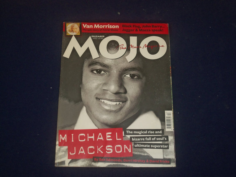 2001 DECEMBER MOJO MAGAZINE - ENGLAND - MICHAEL JACKSON - B 689