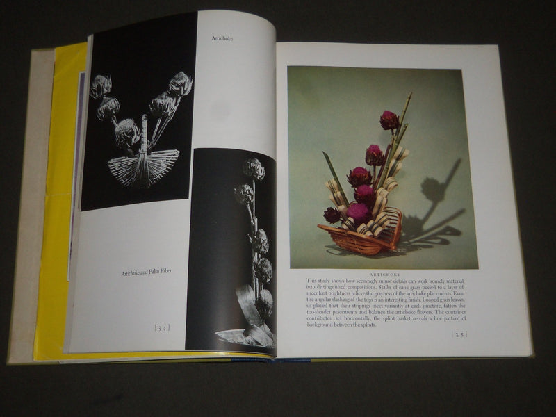 1953 CONWAY'S TREASURY OF FLOWER ARRANGEMENT INSCRIBED BOOK & LETTER - I 1234