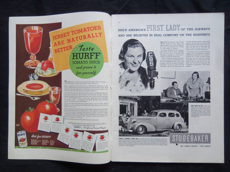 1937 AUGUST 9 LIFE MAGAZINE - WATERMELON'S TO MARKET - L 38