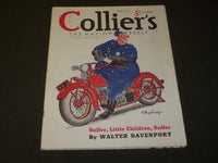 1937 MARCH 13 COLLIER'S MAGAZINE - GREAT ILLUSTRATIONS, ARTICLES & ADS - ST 3629