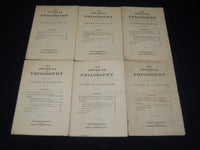 1927 THE JOURNAL OF PHILOSOPHY MAGAZINE LOT OF 19 ISSUES - WR 632D