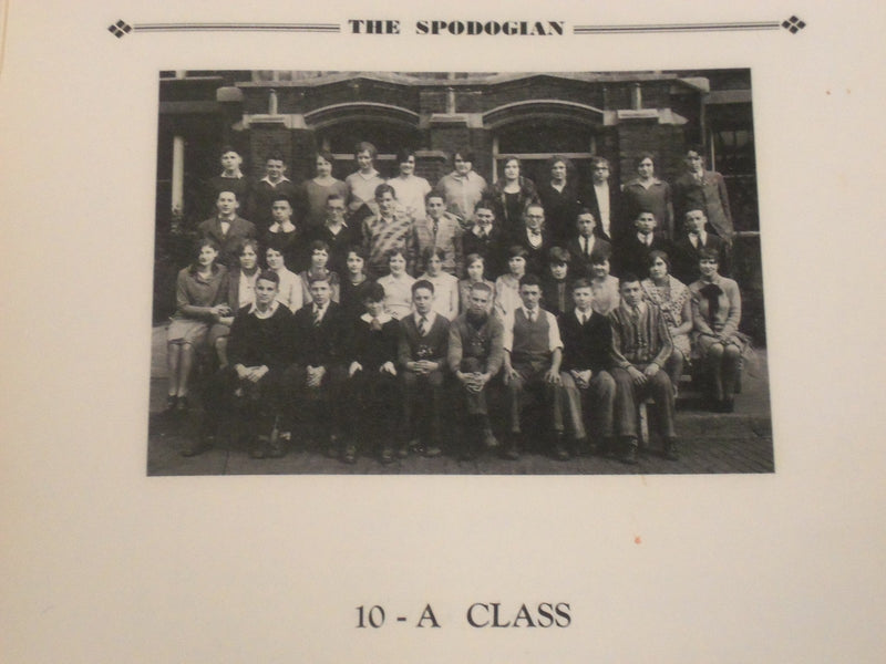 1929 SPODOGIAN ASHLAND HIGH SCHOOL YEARBOOK - ASHLAND OHIO - PHOTOS - YB 519