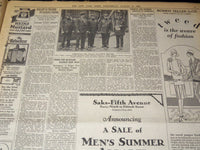 1927 AUG 10 NEW YORK TIMES - JUDGE REJECTS SACCO PLEA -FULLER CONSIDERS- NT 9560