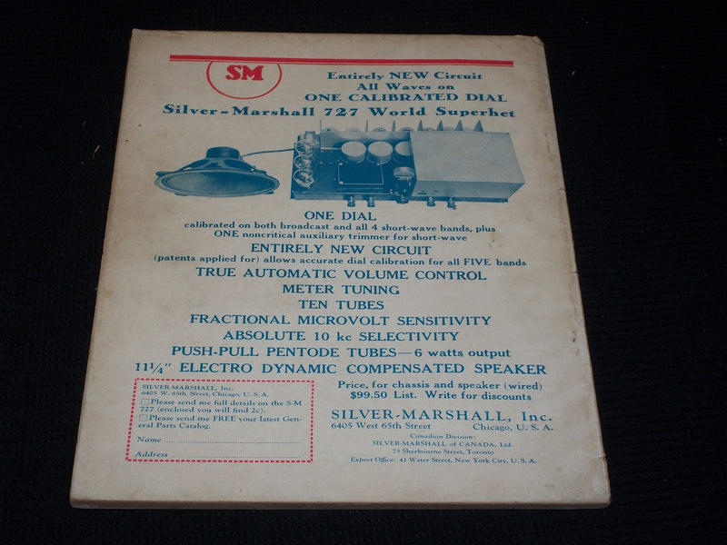 1932 MARCH RADIO NEWS & SHORT WAVE RADIO MAGAZINE - THE RACES - E 4816