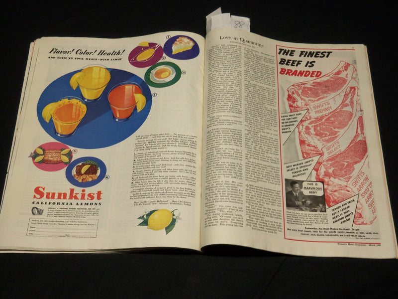 1941 MARCH WOMAN'S HOME COMPANION MAGAZINE - GREAT COVER & ADS - ST 4878N