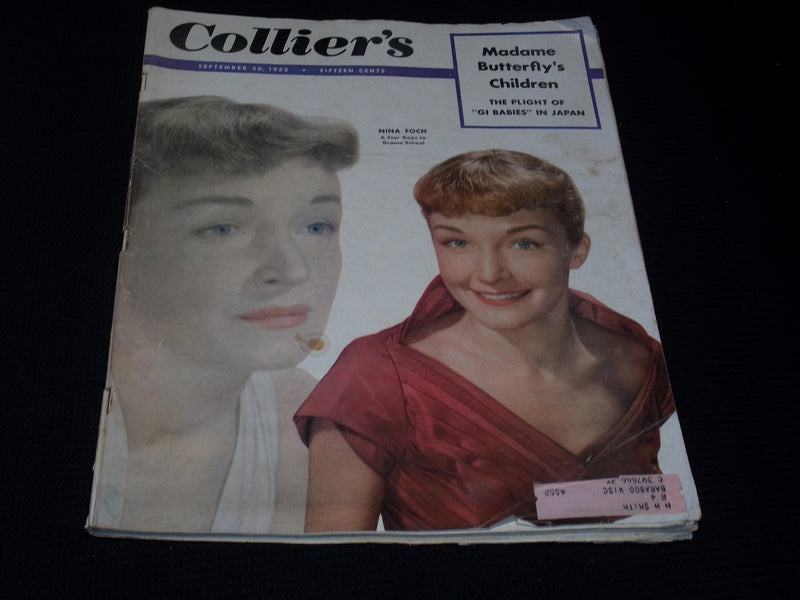 1952 SEPTEMBER 20 COLLIER'S MAGAZINE - NINA FOCH FRONT COVER - E 5720