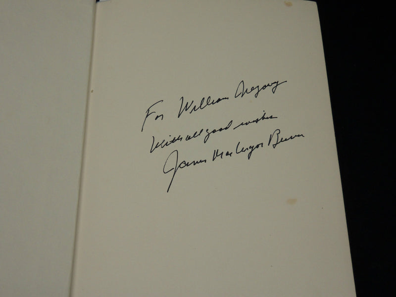 1976 EDWARD KENNEDY AND THE CAMELOT LEGACY BOOK INSCRIBED BY JAMES BURNS - D 548