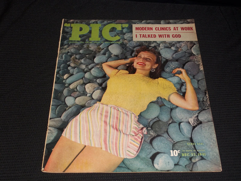 1941 DECEMBER 23 PIC MAGAZINE - RENEE HAAL NICE FRONT COVER - E 2571