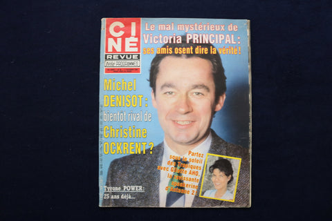 1983 DECEMBER 1 CINE REVUE MAGAZINE - MICHEL DENISOT COVER - E 22105