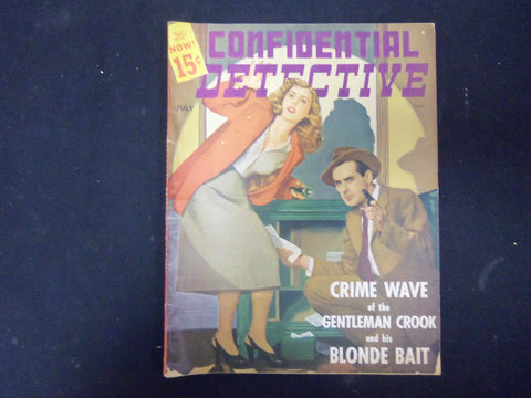 1948 JULY CONFIDENTIAL DETECTIVE MAGAZINE - NICE STORIES & PHOTOS - ST 4368