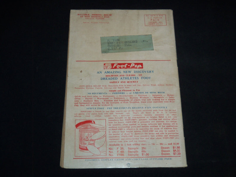 1940 THE HOUSE OF BARGAINS - RELIABLE JOBBING HOUSE CATALOG NO. 28 - J 9162