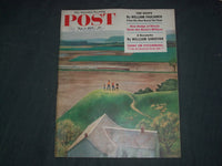 1957 MAY 4 THE SATURDAY EVENING POST MAGAZINE - ILLUSTRATED COVER - SP 2481B