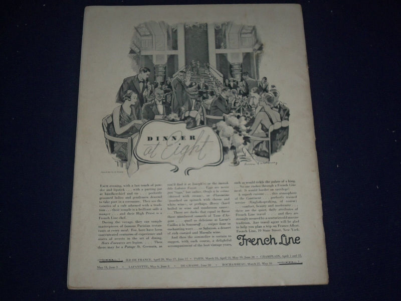 1933 APRIL TRAVEL MAGAZINE - ALONG THE COAST OF DEVON COVER - PHOTOS - J 1389