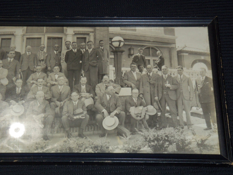 1927 GOLF GROUP FRAMED PHOTO - 18 1/2x8 - #219