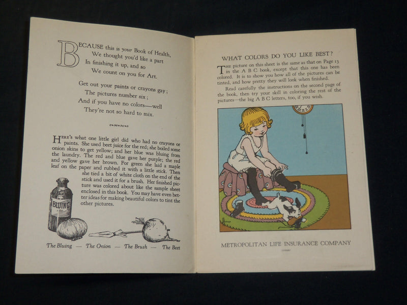 1940'S METROPOLITAN LIFE INSURANCE CO. CHILDREN'S BOOK LOT OF 3 - J 5876