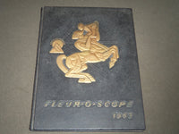 1963 FLEUR-O-SCOPE NEW YORK MEDICAL COLLEGE YEARBOOK - NICE PHOTOS - YB 1257