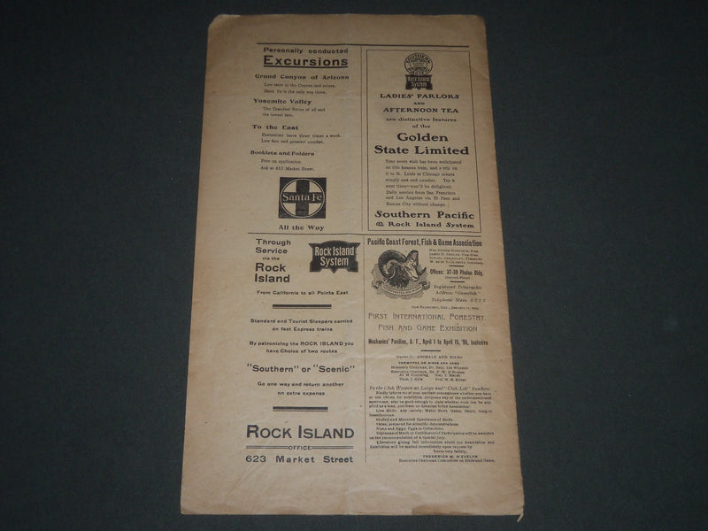 1905 MARCH CLUB LIFE WOMAN'S GUILD MAGAZINE - J. H. GILMOUR COVER - J 2578