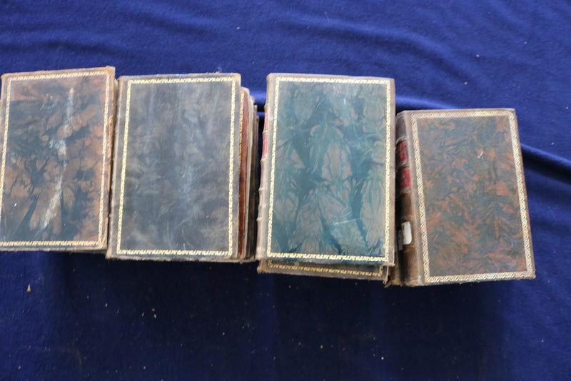 1910'S-1920'S CLASICOS CASTELLANOS HARDCOVER BOOKS - SPANISH - LOT OF 19 - KD 40