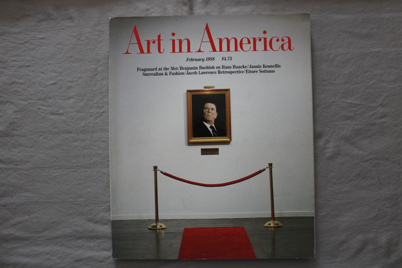 1988 FEB ART IN AMERICA MAGAZINE - HOMAGE TO MARCEL BROOTHAERS COVER - E 26749