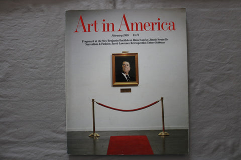1988 FEB ART IN AMERICA MAGAZINE - HOMAGE TO MARCEL BROOTHAERS COVER - E 26749