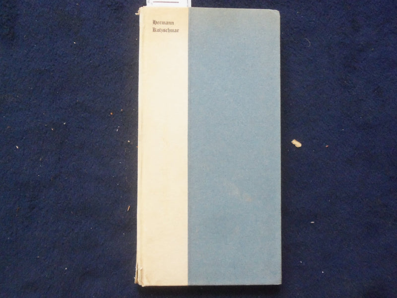 1909 HERMAN KOTZSCHMAR HARDCOVER BOOK - K 212